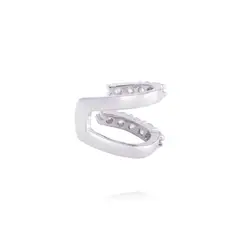 JB JOYAS BARON - Piercing de Plata Esterlina 925 Earcuff doble