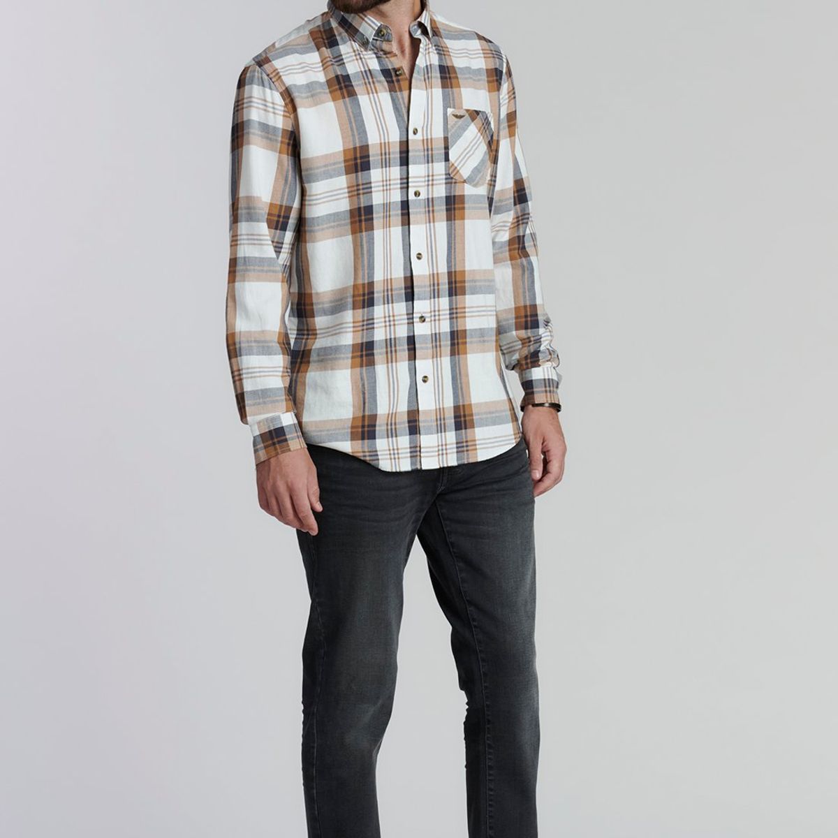 FEROUCH - Camisa Detroit Fjs Café Ferouch