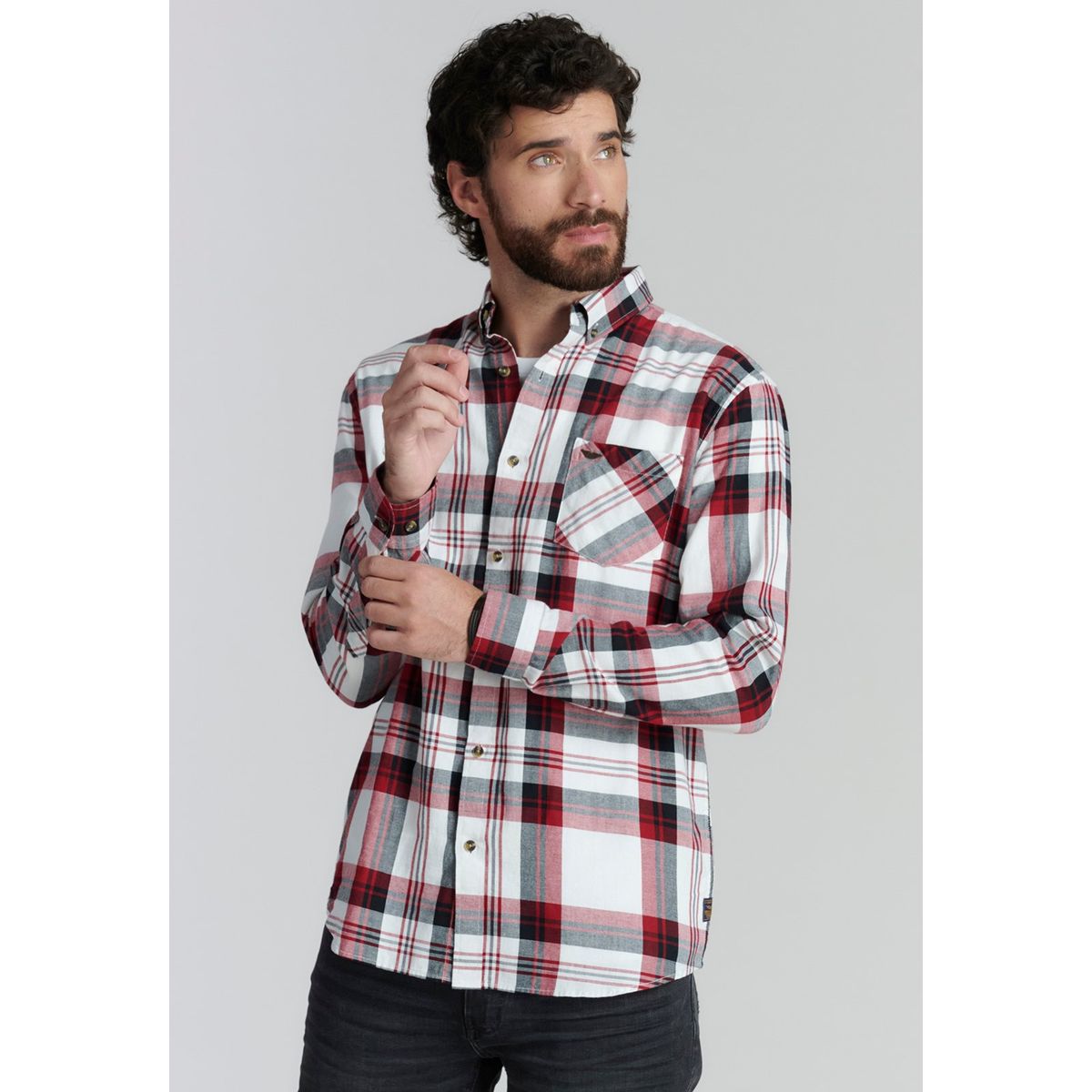 FEROUCH - Camisa Detroit Fjs Rojo Ferouch