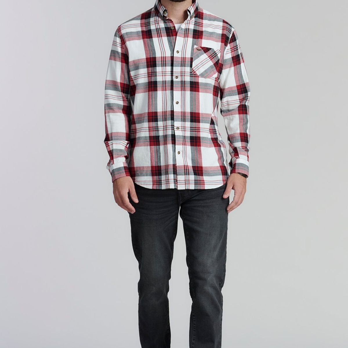 FEROUCH - Camisa Detroit Fjs Rojo Ferouch