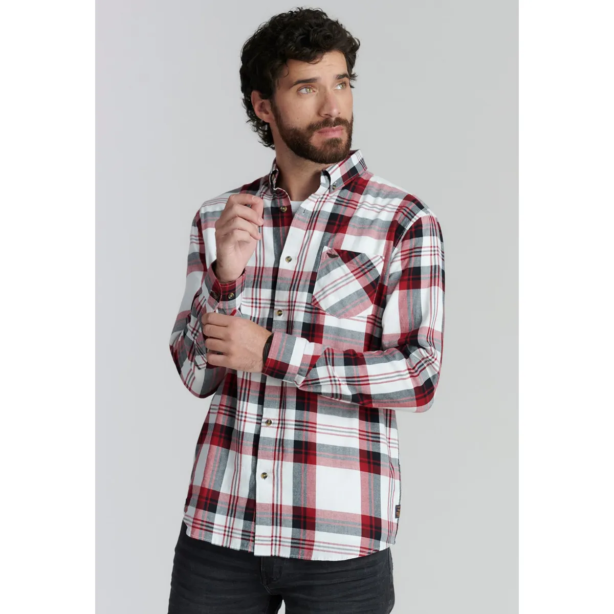 FEROUCH - Camisa Detroit Fjs Rojo Ferouch