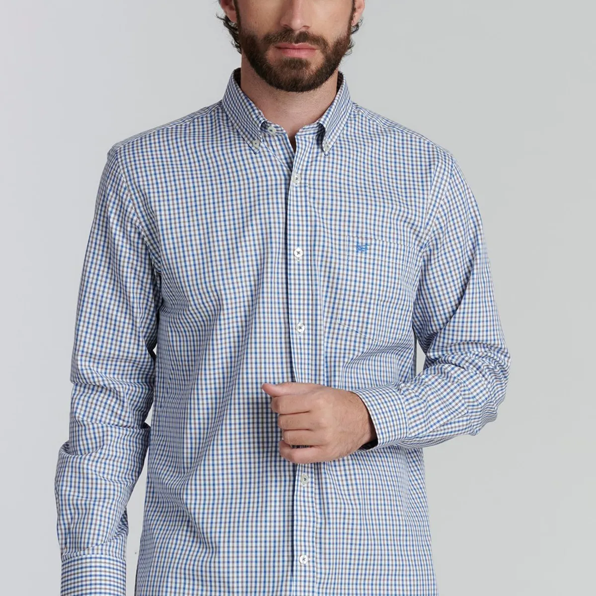 FEROUCH - Camisa Brooklyn Smart Casual Café Ferouch