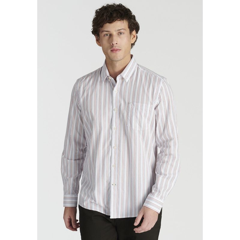 NEW MAN - Camisa Michael Heritage Azul Newman_.