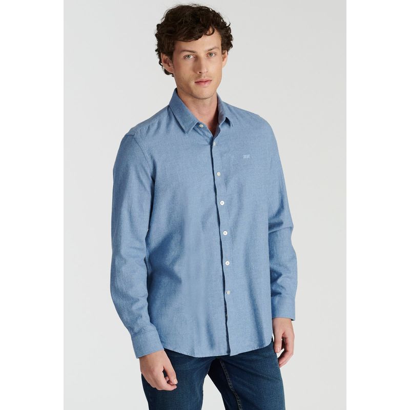 NEW MAN - Camisa Jack Avant-Garde Azul Newman