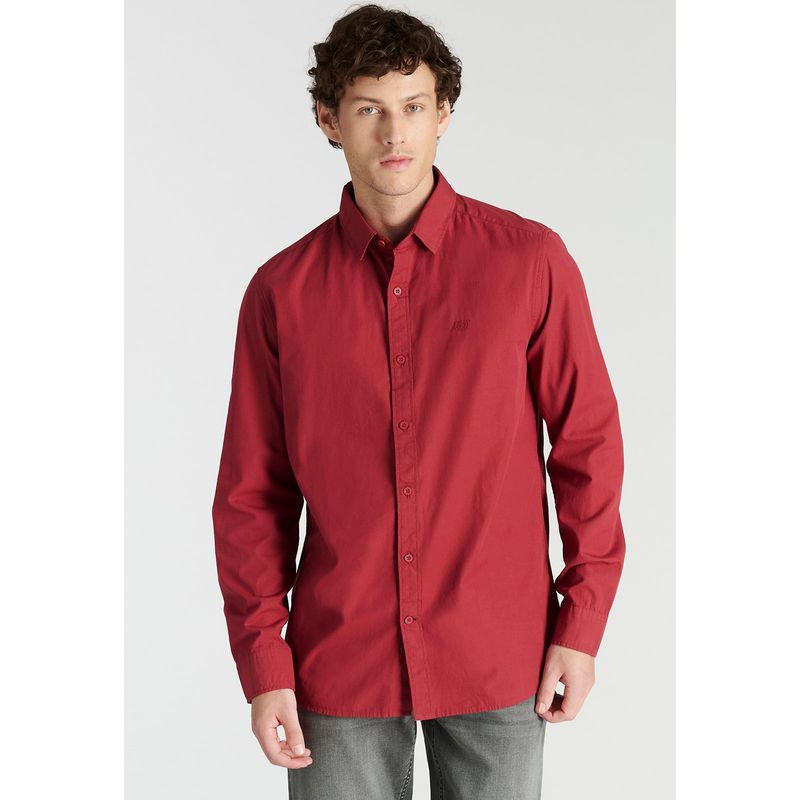 NEW MAN - Camisa Bedford Avant-Garde Rojo Newman