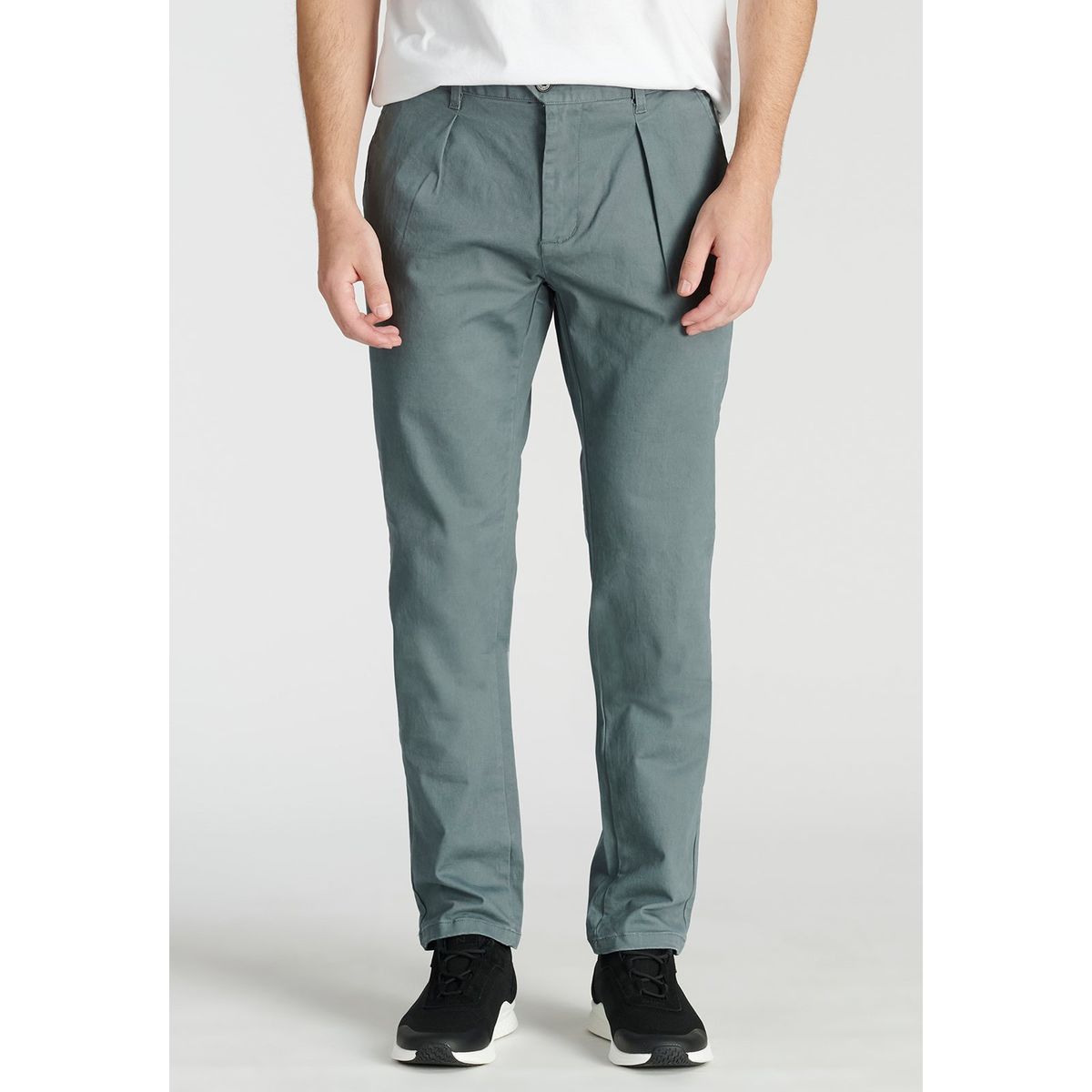 NEW MAN - Pantalón Tona Heritage Gris Newman