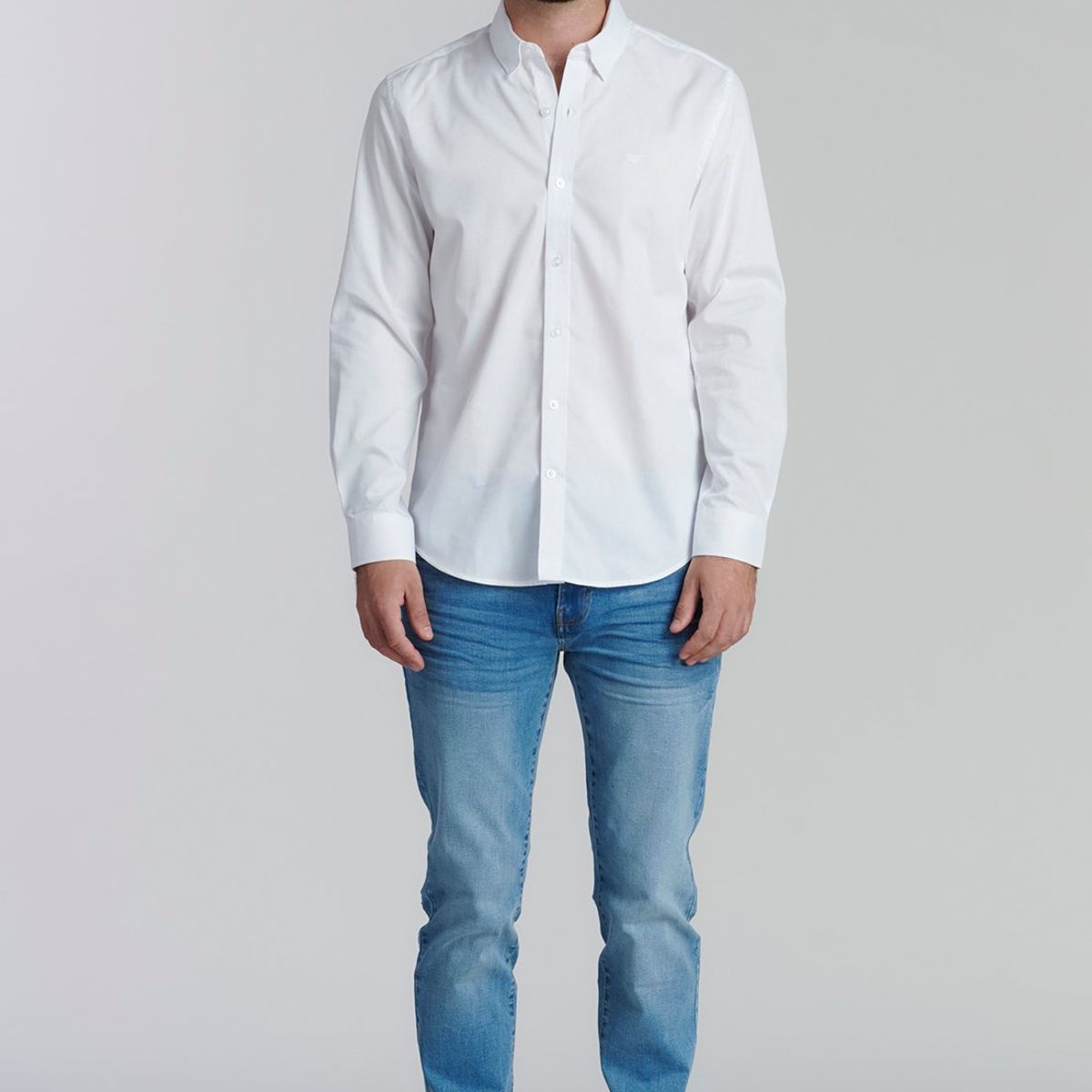 FEROUCH - Camisa Alabama Smart Casual Blanco Ferouch