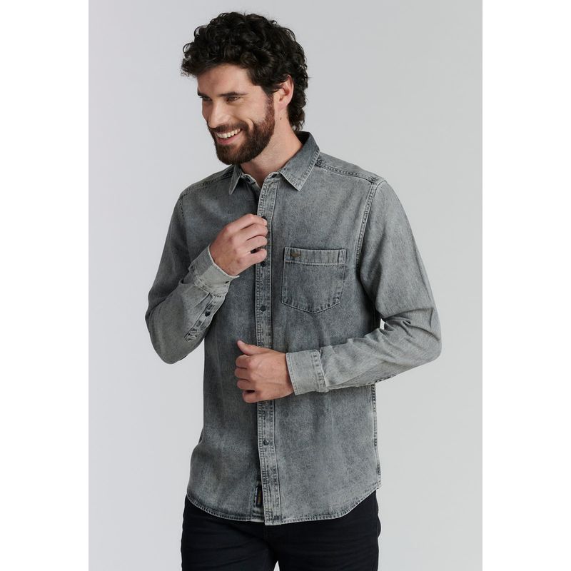 FEROUCH - Camisa Memphis Fjs Gris Ferouch