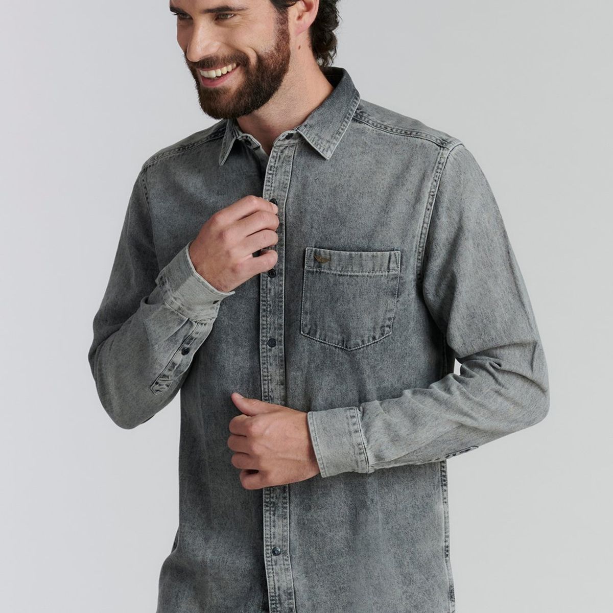 FEROUCH - Camisa Memphis Fjs Gris Ferouch