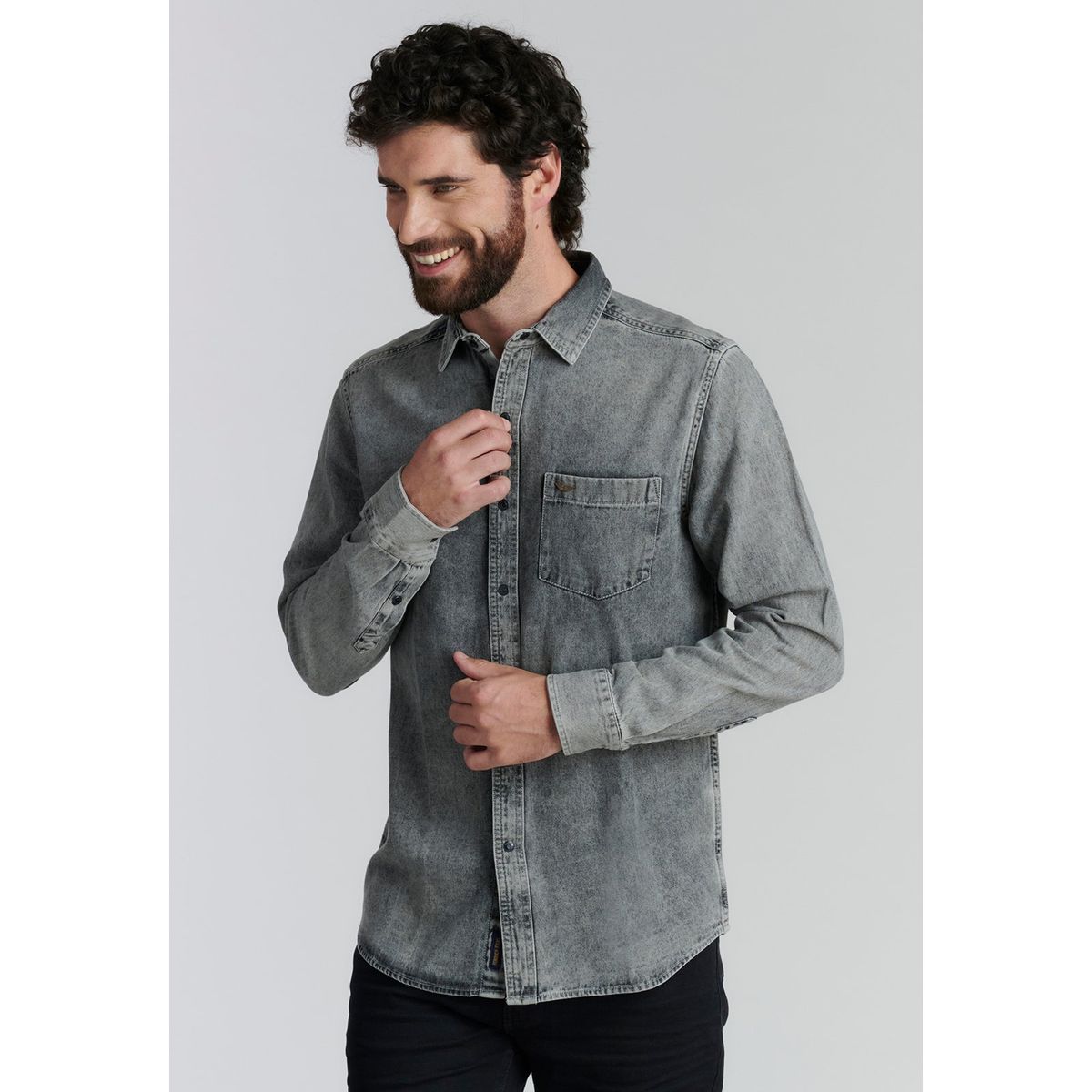 FEROUCH - Camisa Memphis Fjs Gris Ferouch