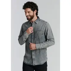 FEROUCH - Camisa Memphis Fjs Gris