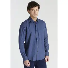 NEW MAN - Camisa Gianca Avant-Garde Azul Newman