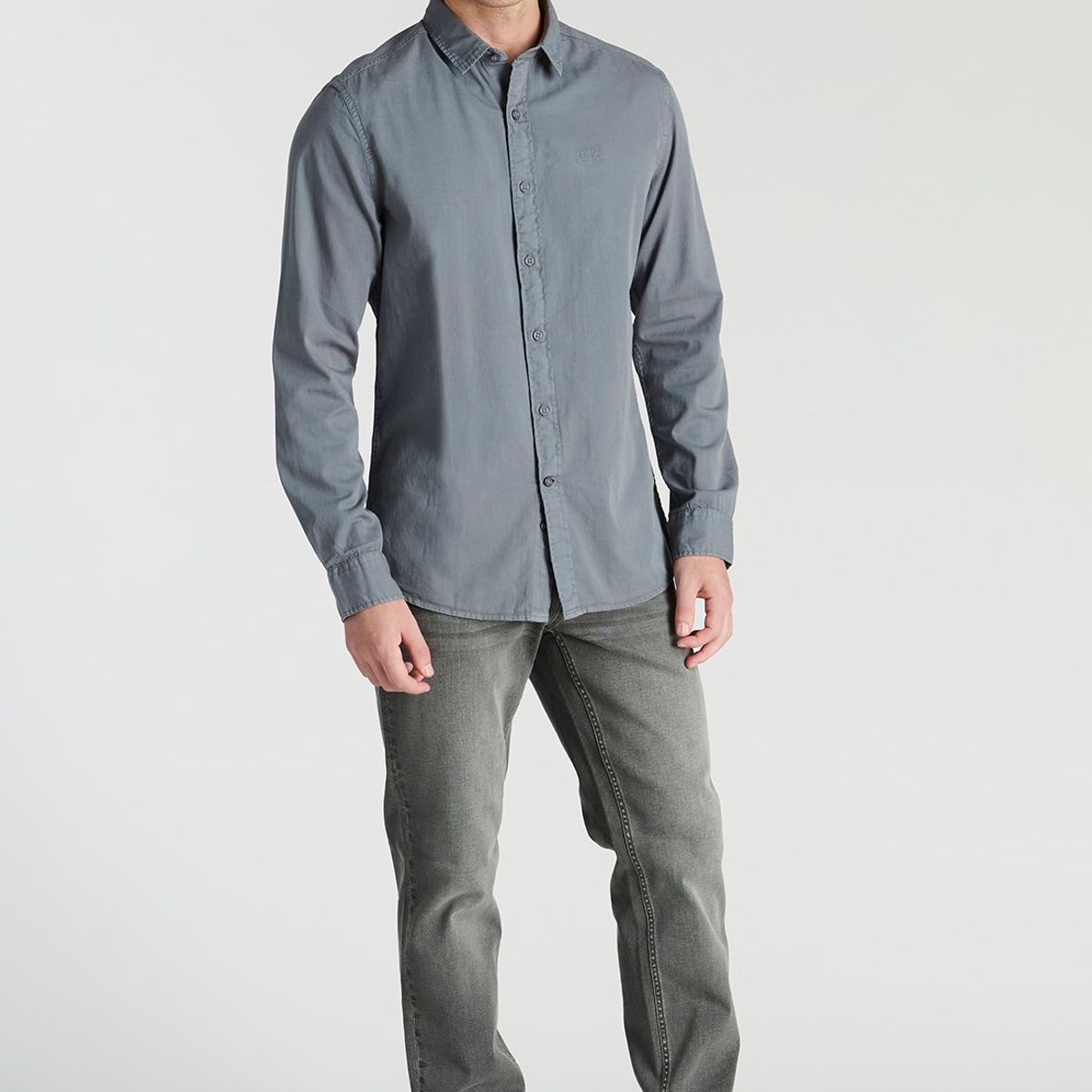 NEW MAN - Camisa Ely Avant-Garde Gris Newman
