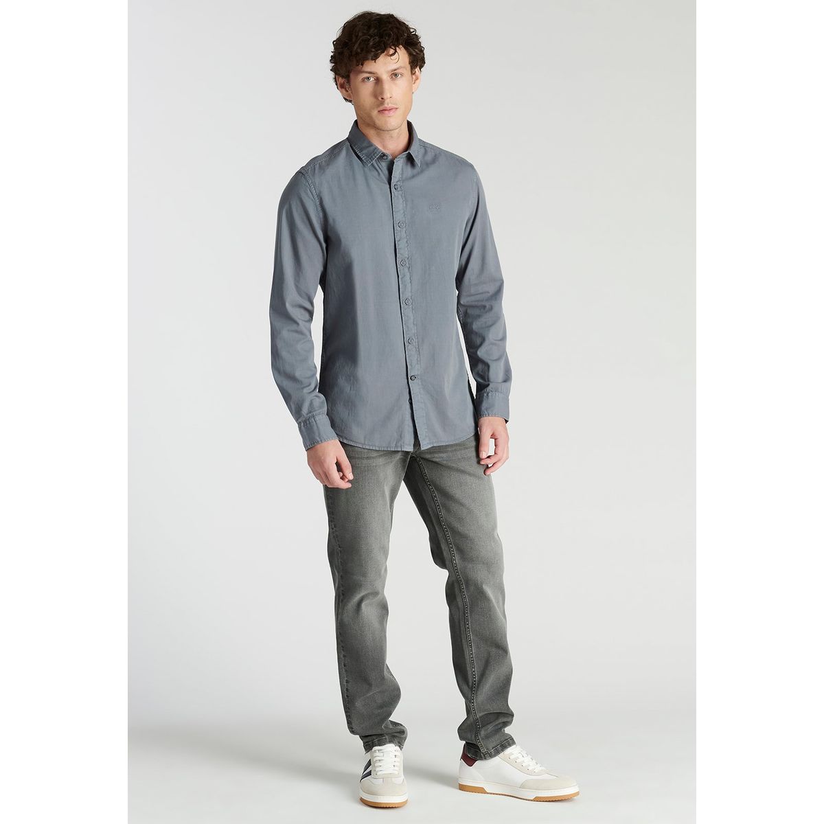 NEW MAN - Camisa Ely Avant-Garde Gris Newman