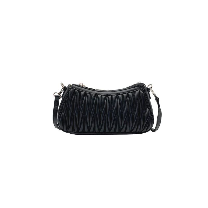 TODOPIEL - Cartera de fiesta Ecocuero Negro CRU73 Todopiel