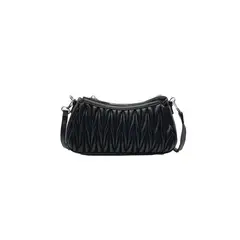 TODOPIEL - Cartera de fiesta Ecocuero Negro CRU73