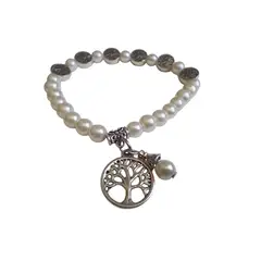 GENERICO - Pulsera de Perla con separadores