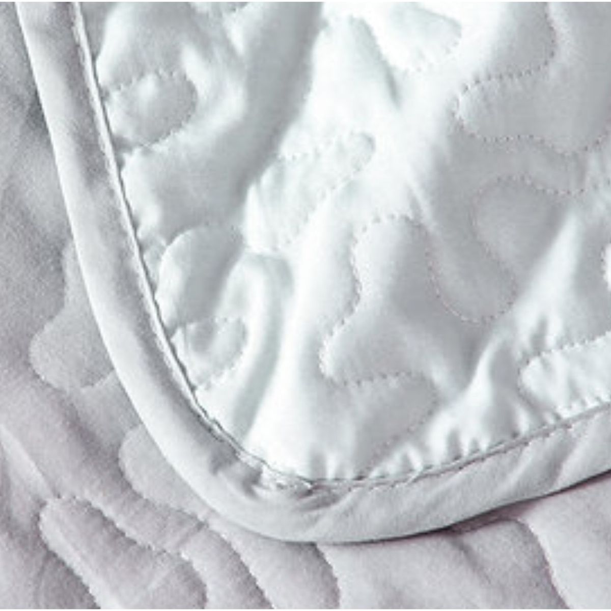 GENERICO - CUBRECAMA QUILT DE VERANO KING DISEÑO OLAS FLOR MX