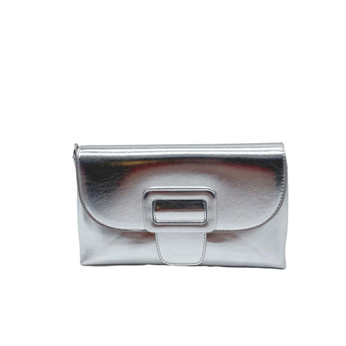 TODOPIEL - Cartera de fiesta Ecocuero Plata CRX34 Todopiel
