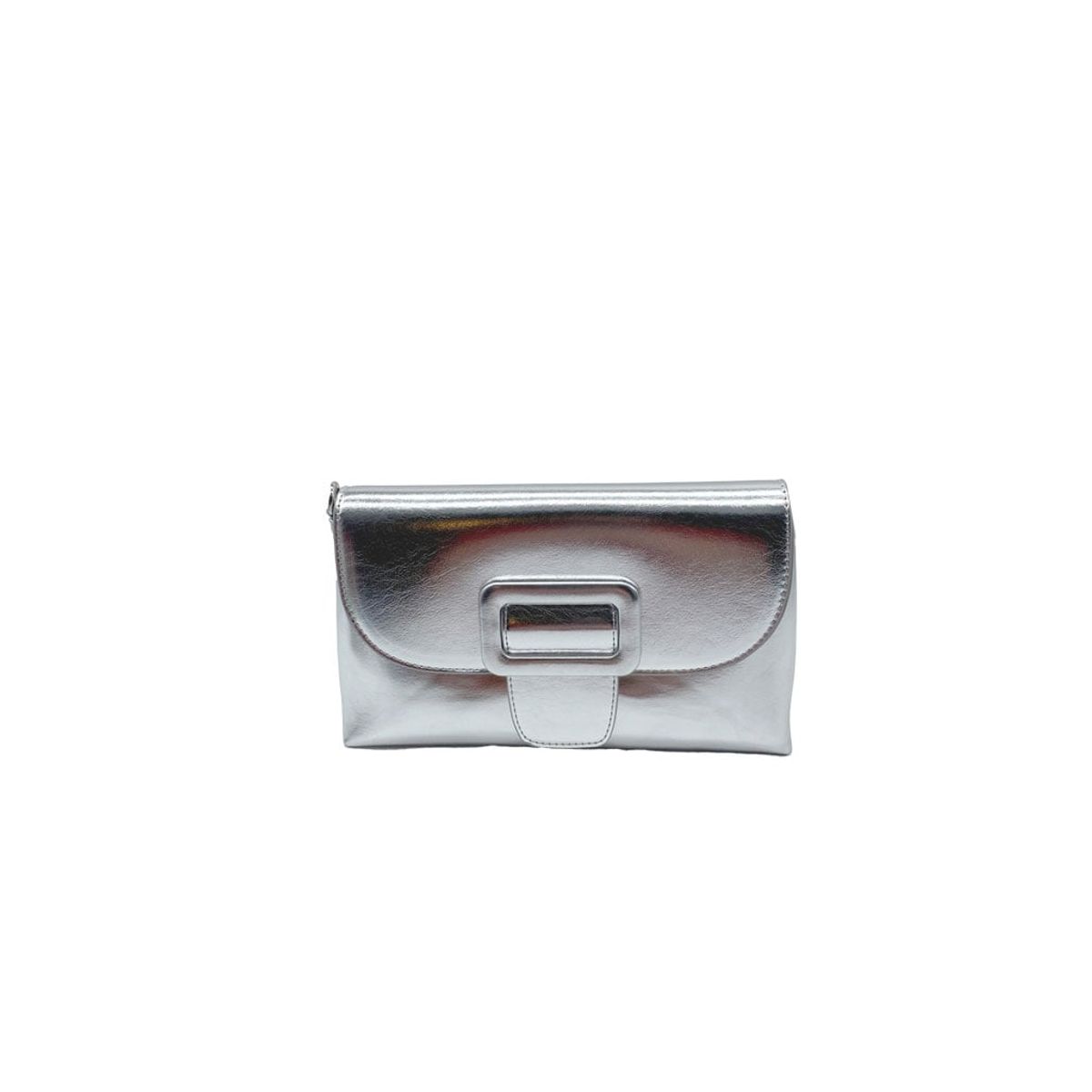 TODOPIEL - Cartera de fiesta Ecocuero Plata CRX34 Todopiel