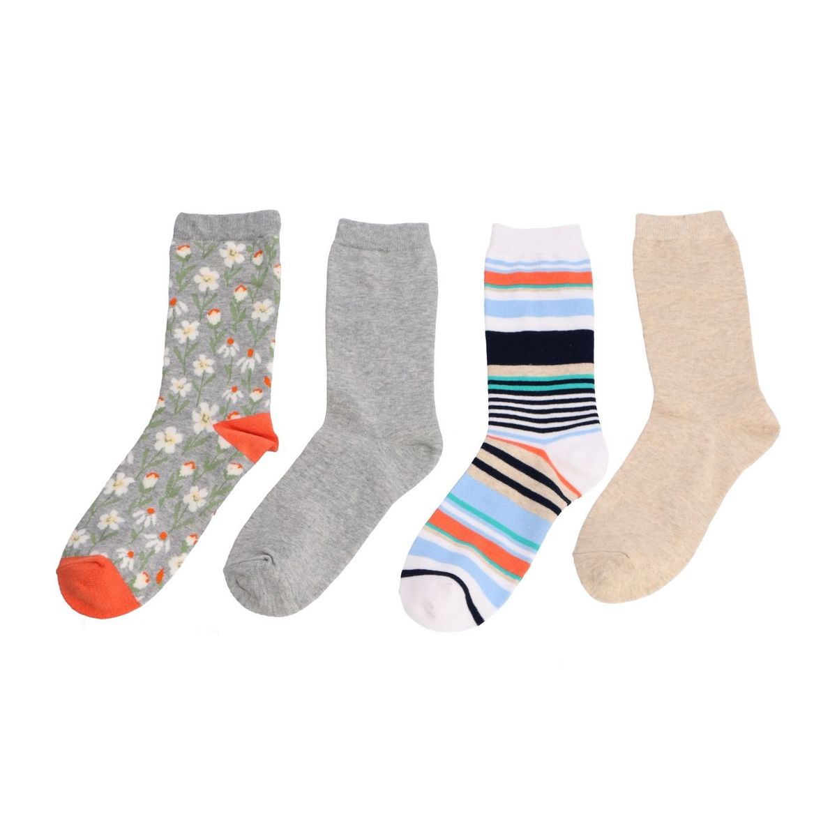 CAFFARENA - Calcetín Corto Algodón Pack 4 Caffarena