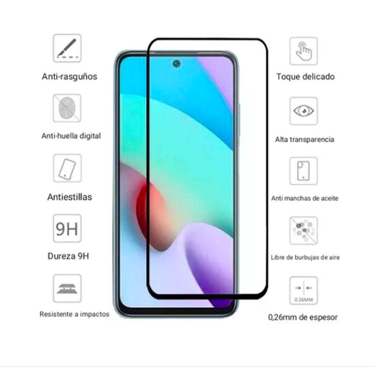 GENERICO - Lamina Cerámica Completa Compatible Iphone 13 Pro Max  Antigolpes X3