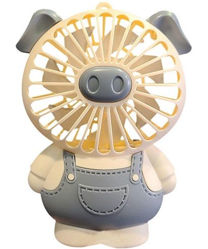 GENERICO Mini Ventilador de Aire Portatil Forma de Cerdito