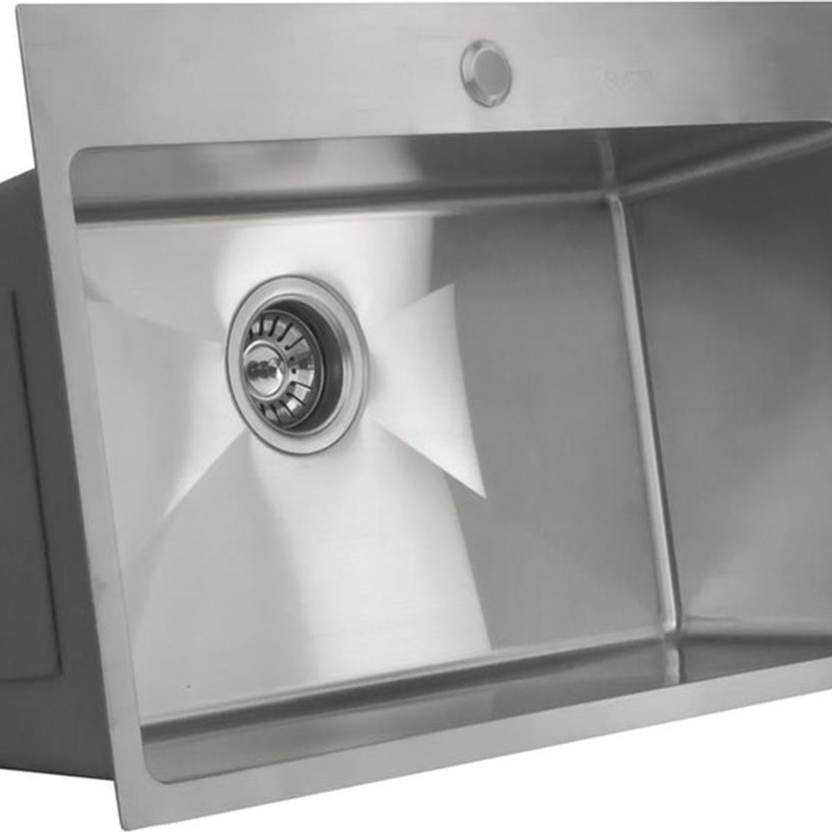 OEM - Lavaplatos Dekora 60X45Cm Plata 2Mm Empotrar Sobre O Bajo Cubierta