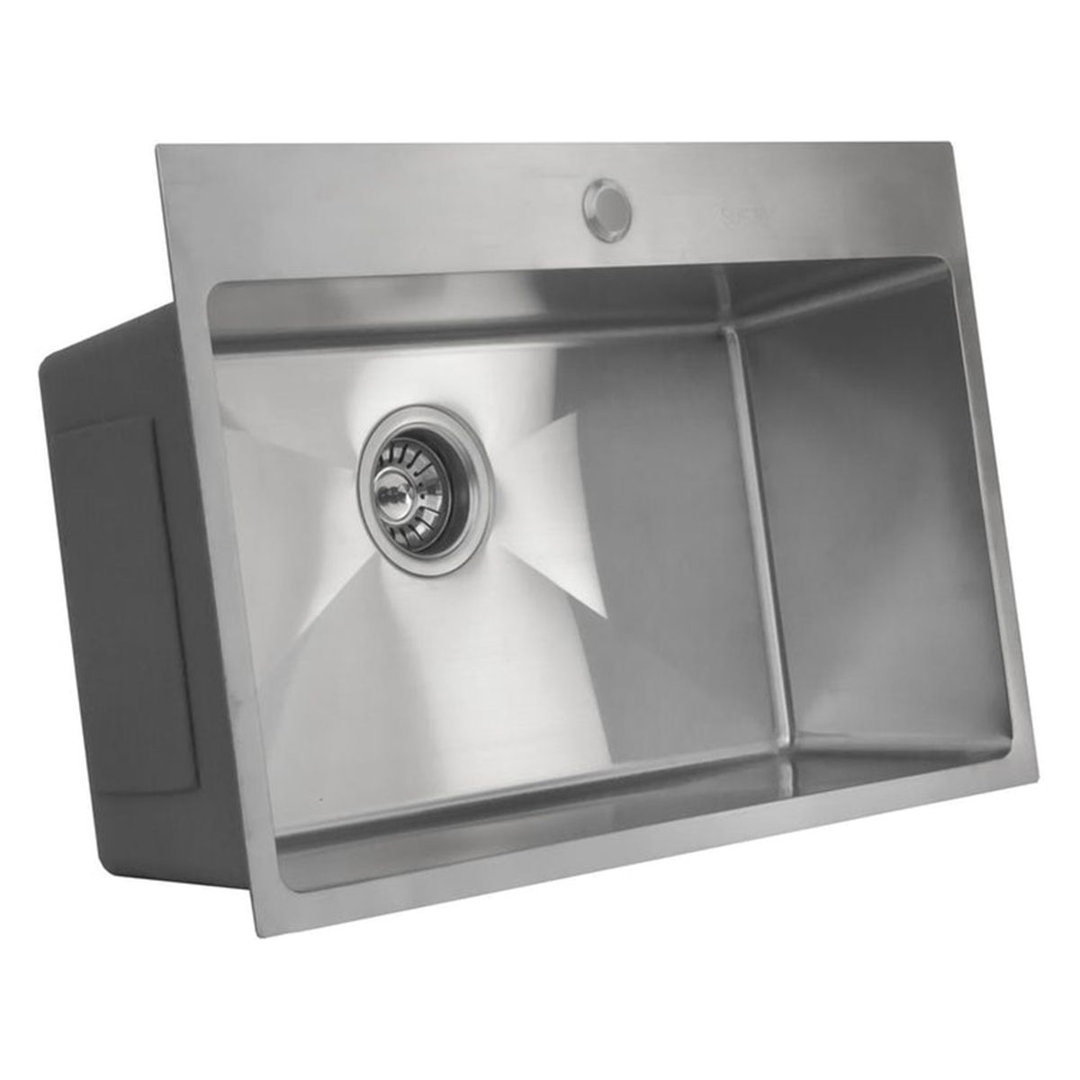 OEM - Lavaplatos Dekora 60X45Cm Plata 2Mm Empotrar Sobre O Bajo Cubierta