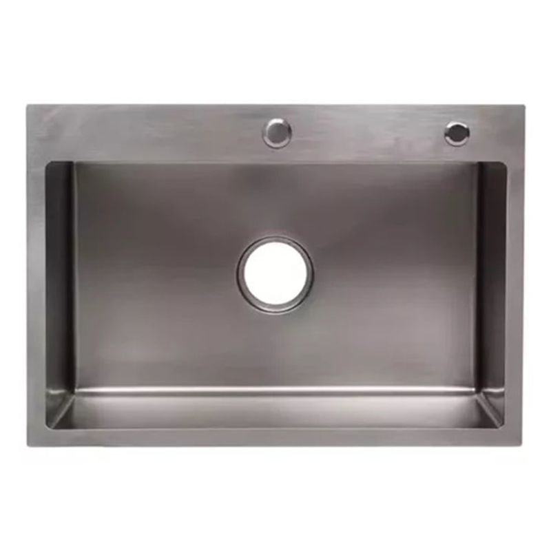 OEM - Lavaplatos Dekora 60X45Cm Plata 2Mm Empotrar Sobre O Bajo Cubierta.