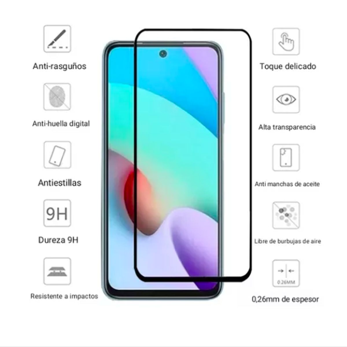 GENERICO - Lamina Cerámica Completa Compatible Iphone 14 Pro Max Antigolpes X3