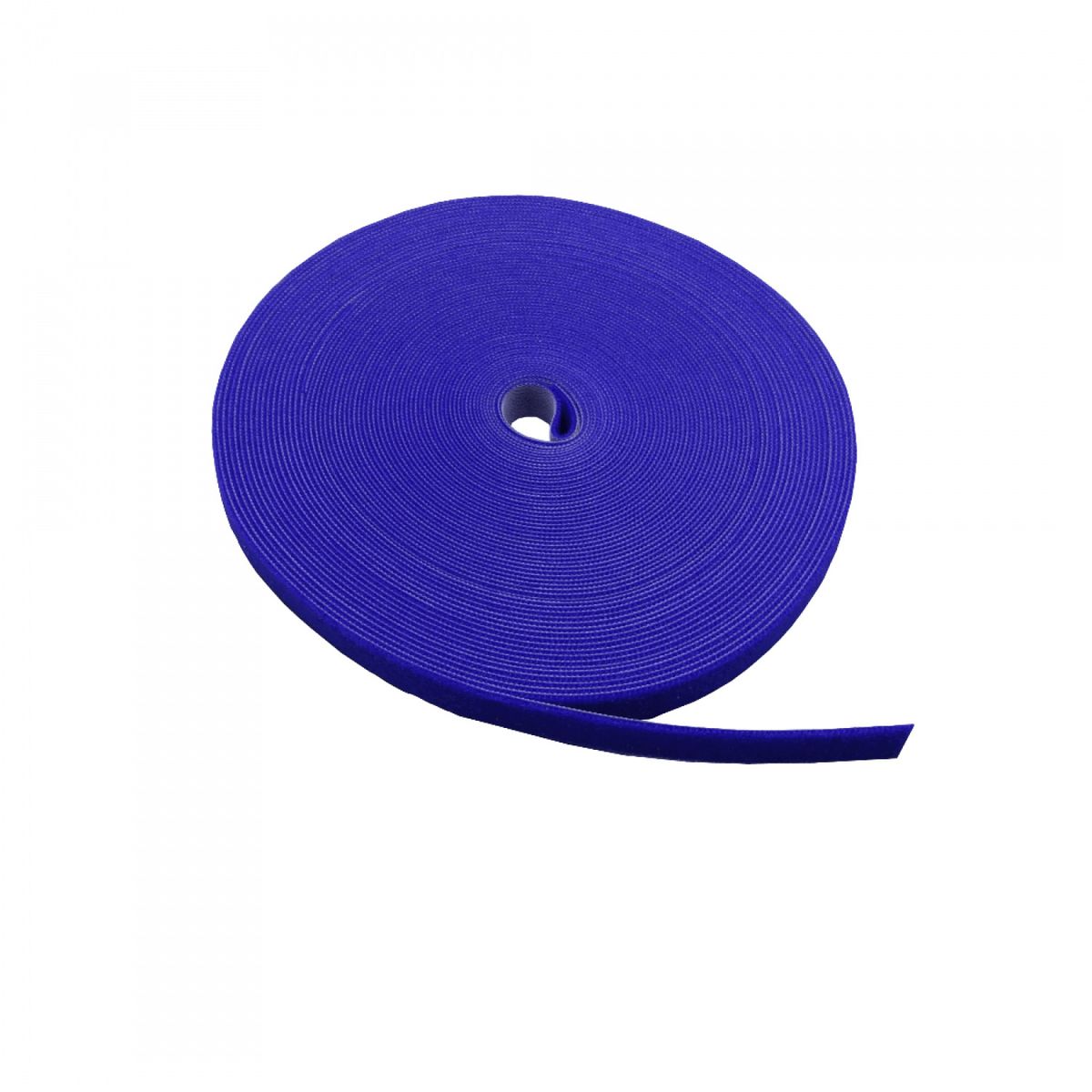 GENERICO - Amarra Velcro Clásica Doble Faz 25 Metros Azul 20mm