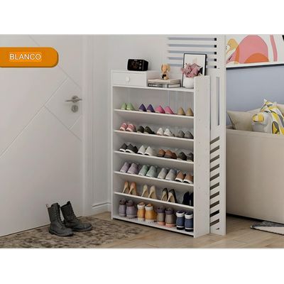 Imagen 2 del producto Zapatero Con Cajon Superior 6 Niveles Multifuncional 120x75x17