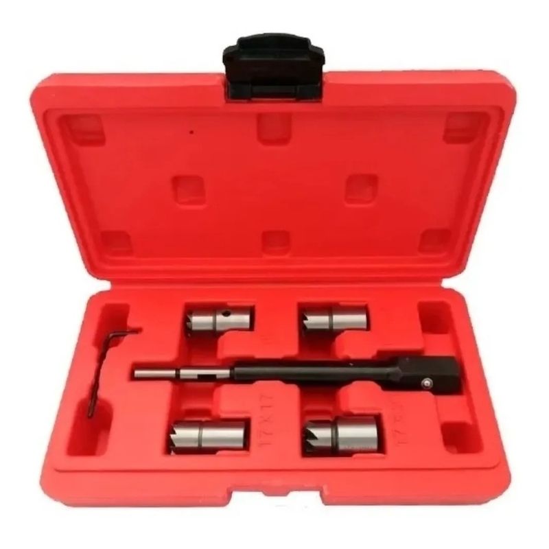 GENERICO - Set Escariador Asientos De Inyectores Diesel Universal 5pcs