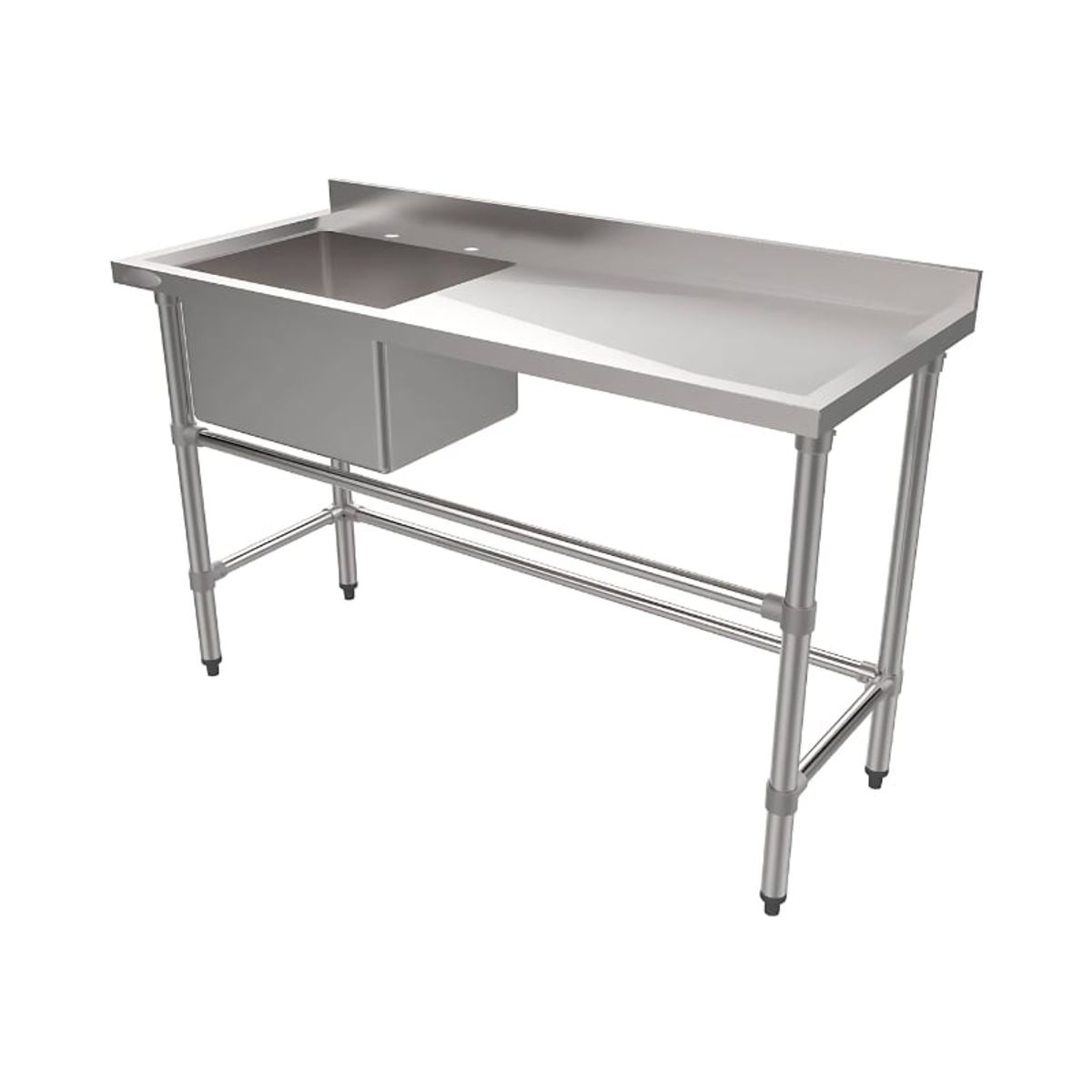 VA COMPANY & SUPPLY - Lavafondos 1 Taza Secador Derecho 120x60x90 cm