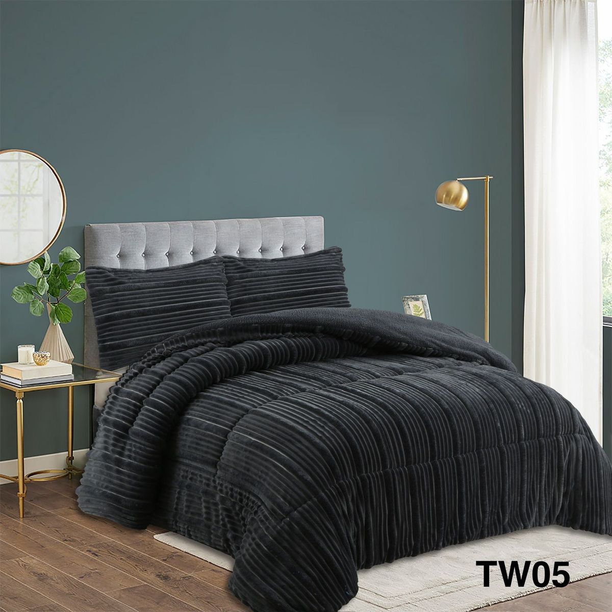 GENERICO - Cobertor Plush Invierno 2 Plazas - Indianapolis TW05