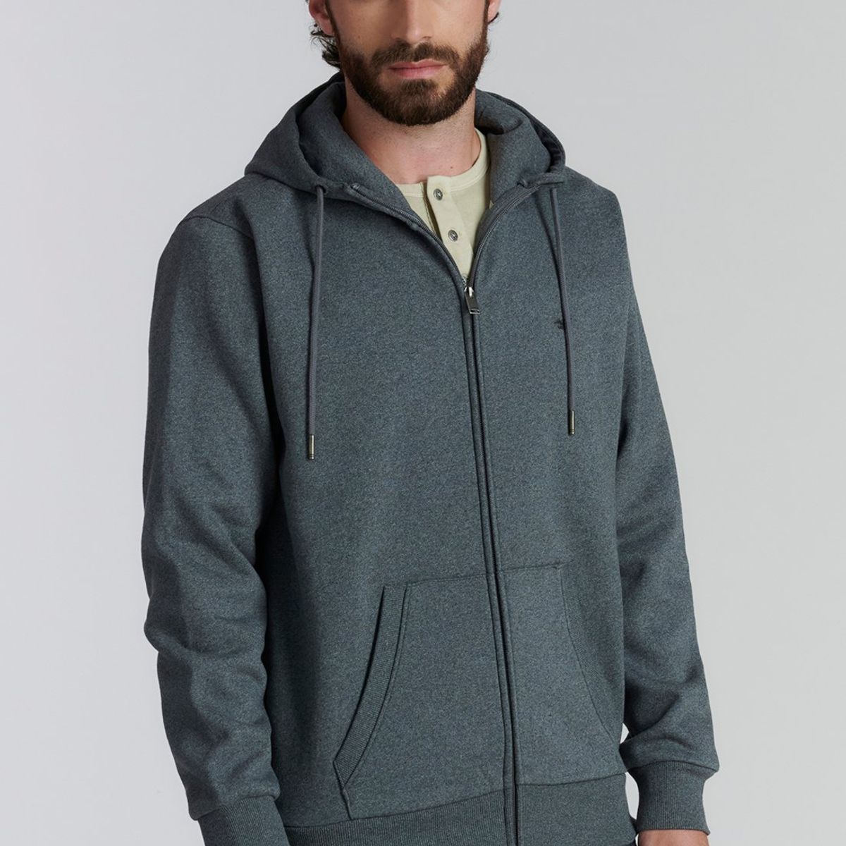 FEROUCH - Polerón Básico Kansas Fr Negro Ferouch