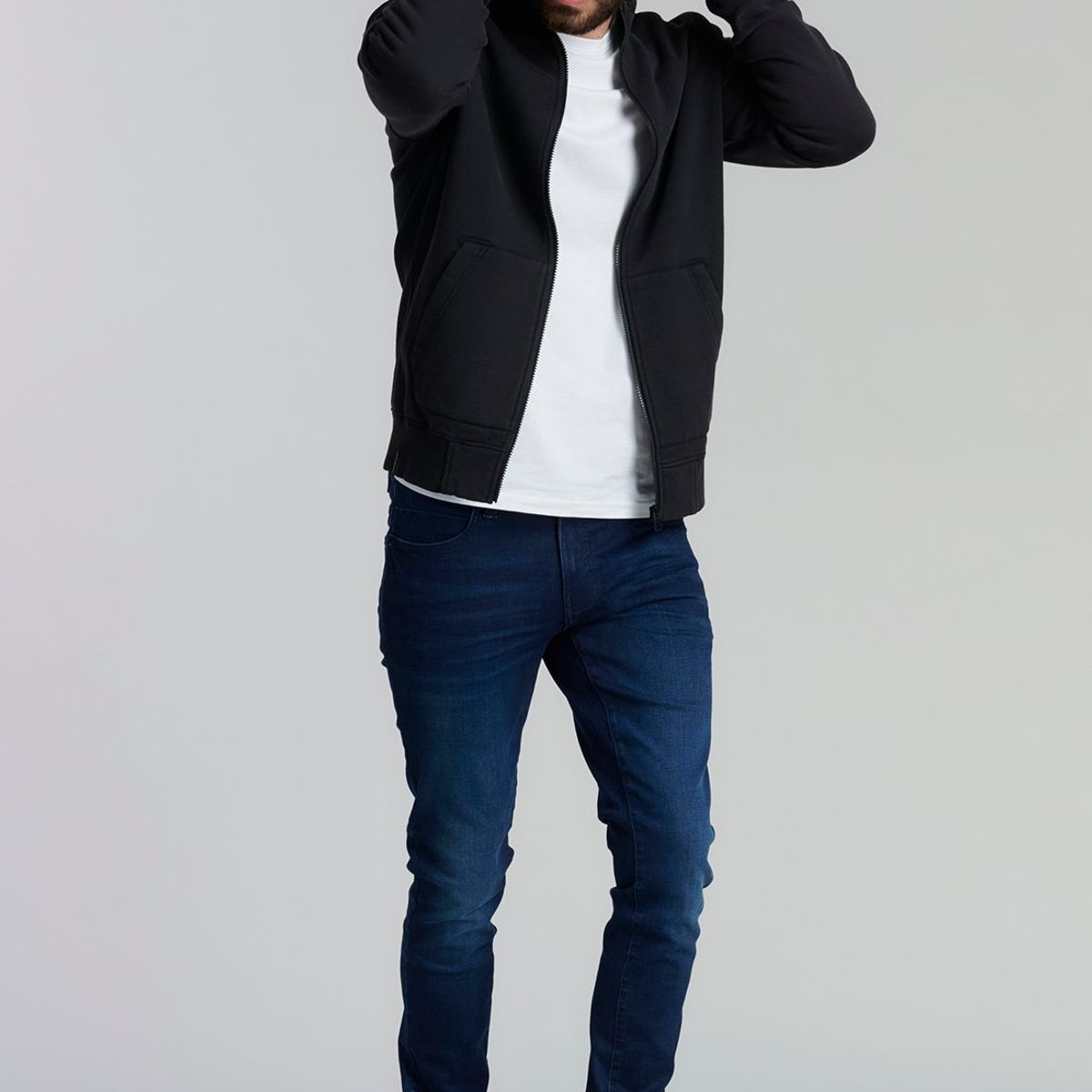 FEROUCH - Polerón Boston Fjs Negro Ferouch