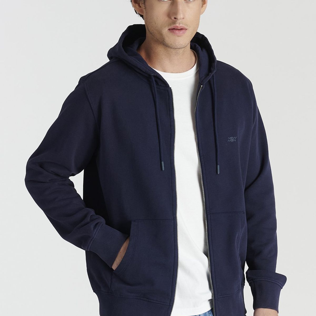 NEW MAN - Polerón Segovia Heritage Azul Newman