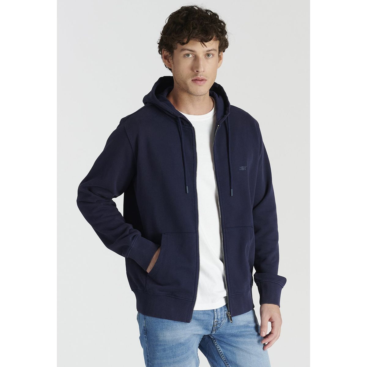 NEW MAN - Polerón Segovia Heritage Azul Newman