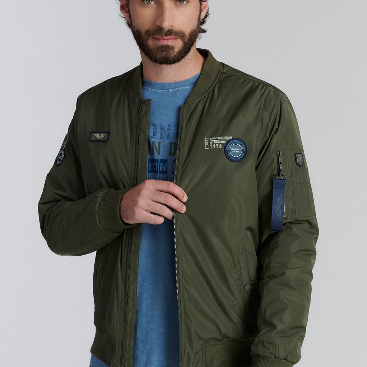 FEROUCH - Chaqueta Pilot Fj Fjs Verde Ferouch
