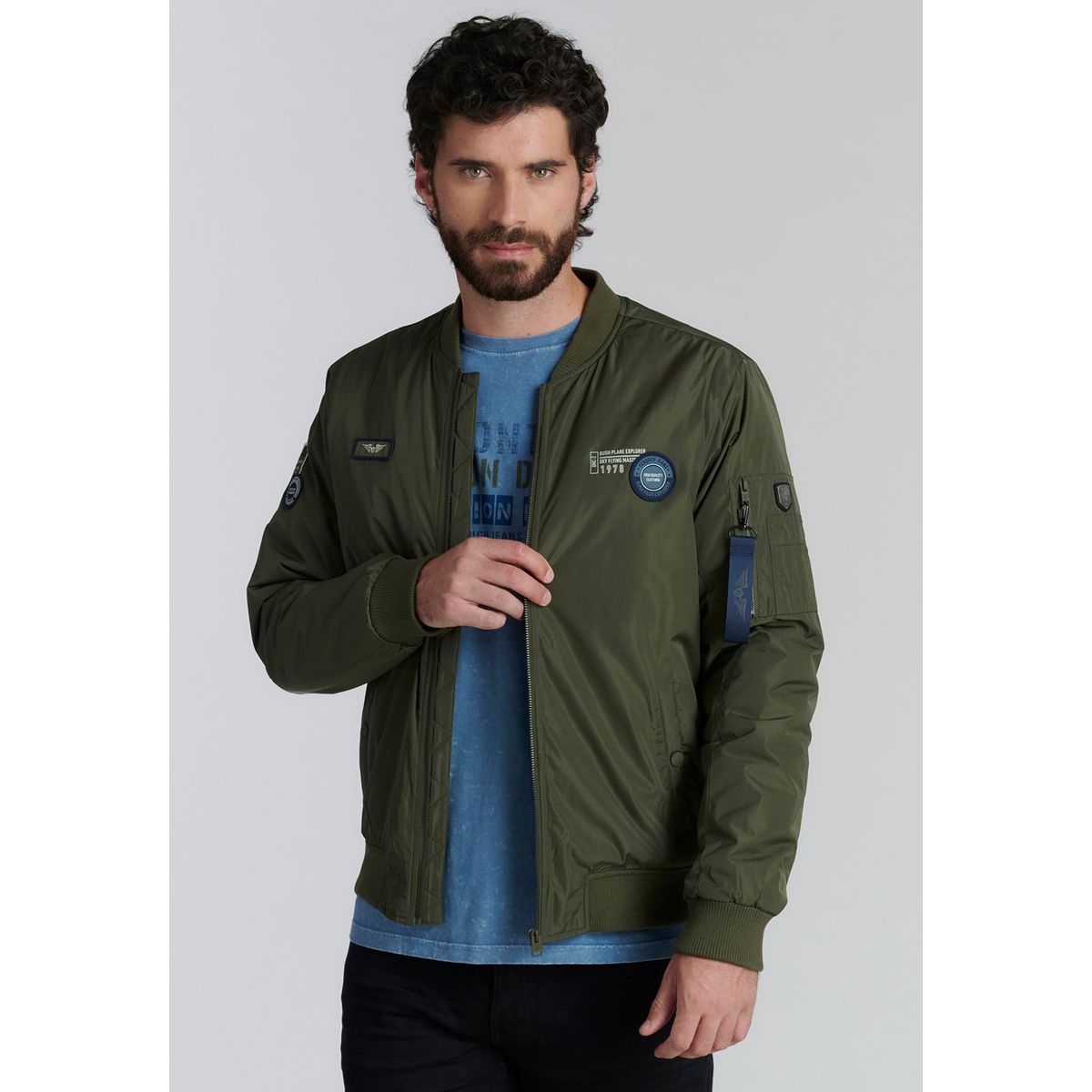 FEROUCH - Chaqueta Pilot Fj Fjs Verde Ferouch