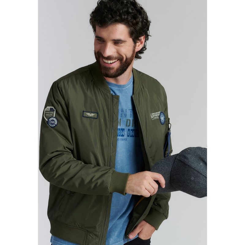 FEROUCH Chaqueta Pilot Fj Fjs Verde Ferouch