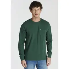 NEW MAN - Polera Riva Heritage Verde Newman