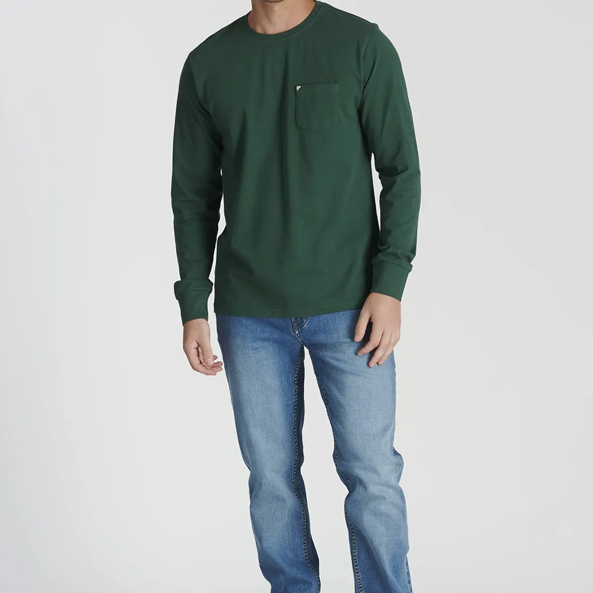 NEW MAN - Polera Riva Heritage Verde Newman