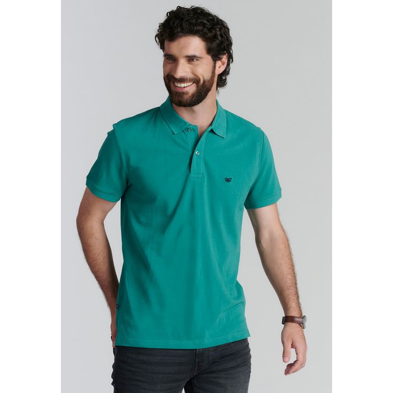 FEROUCH - Polera Básica Pique Fr Verde Ferouch