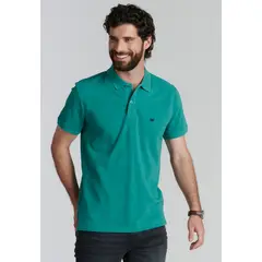 FEROUCH - Polera Básica Pique Fr Verde