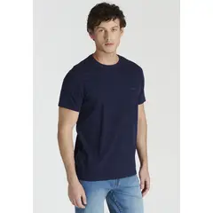NEW MAN - Polera Mieres Heritage Azul Newman