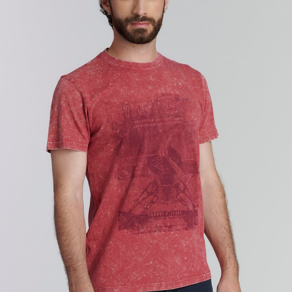 FEROUCH - Polera Boston Fjs Rojo Ferouch