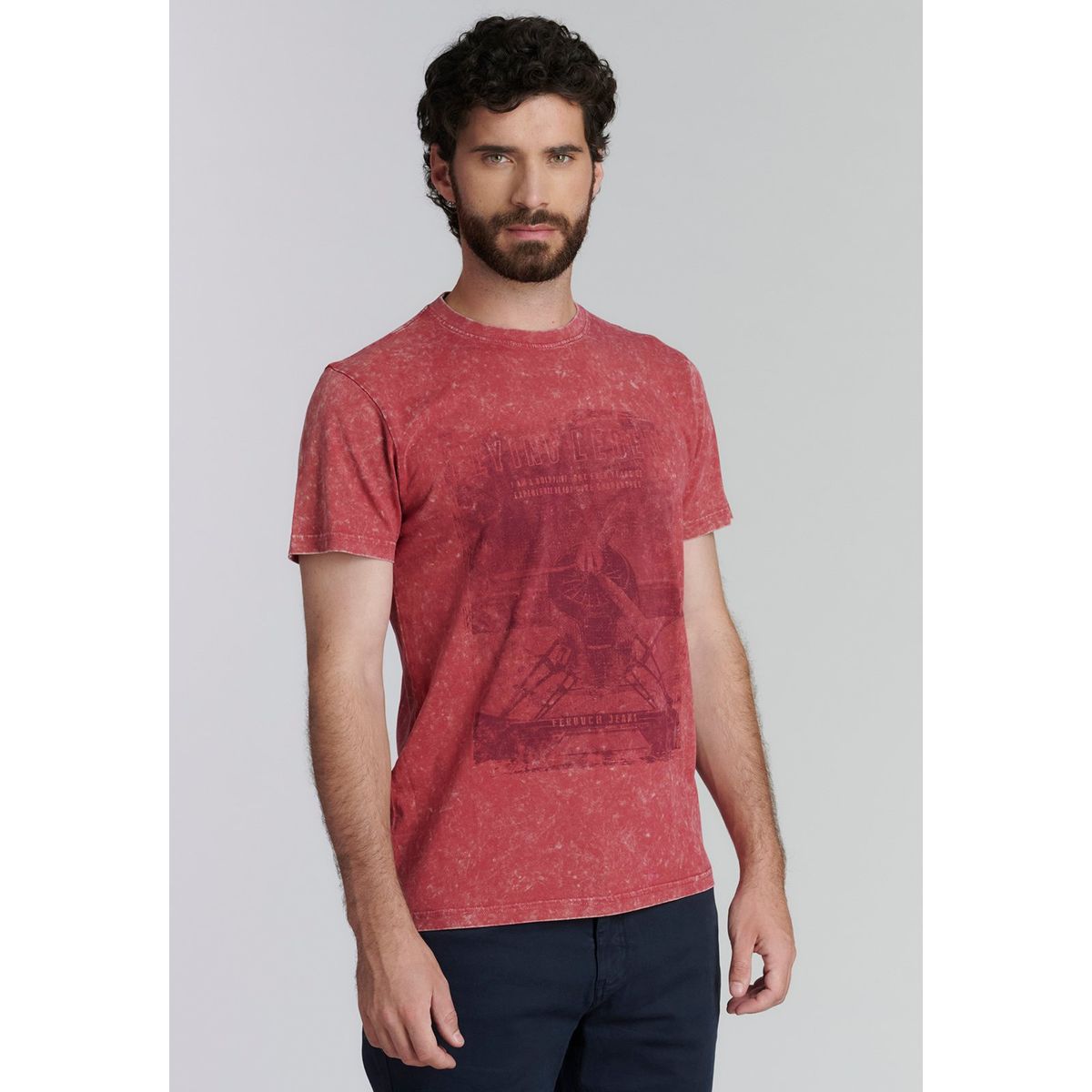 FEROUCH - Polera Boston Fjs Rojo Ferouch